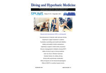 Diving and Hyperbaric Medicine Issue 3 Vol 53 2023 Diving and Hyperbaric Medicine Issue 3 Vol 53 2023